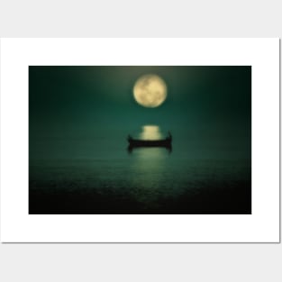 Fishermen's Moon Posters and Art